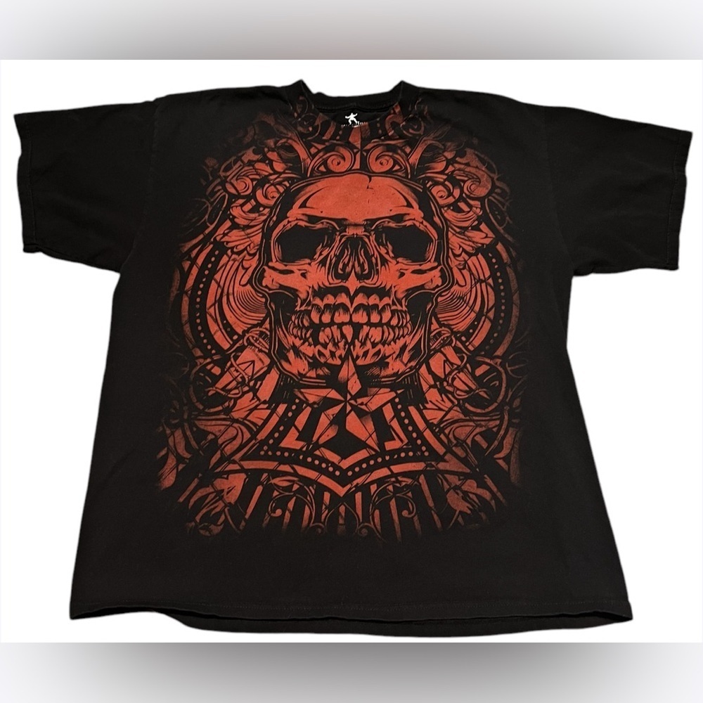 Vintage MMA Elite Chuck Liddell Skull Tshirt